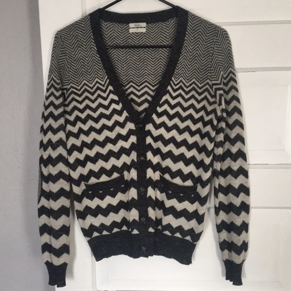 Madewell Chevron Cardigan